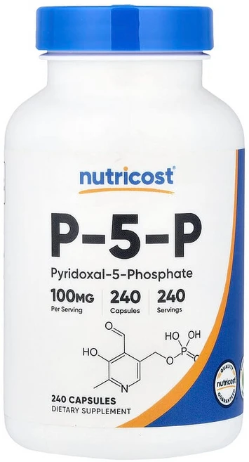 Nutricost P-5-P 100mg 캡슐 240정 NCS-67223, 뉴트리코스트 P-5-P 100mg캡슐 240정, 1개 - 쿠팡