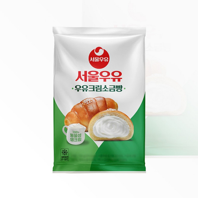 서울우유 우유크림 소금빵, 110g, 4개