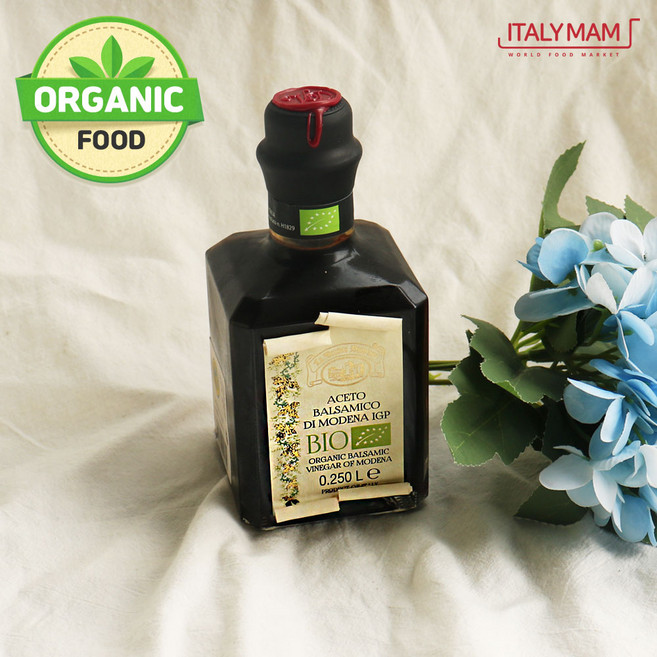 라베키아 유기농 모데나 발사믹식초 12년산 레드라벨 250ml 발사믹소스 발사믹드레싱, 1개