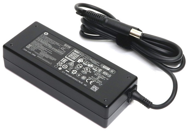 HP 정품 19V 4.74A 90W (7.4) 노트북 어댑터 HP Elitebook 8470w / 635 / HP Elitebook 820 G1 충전기, 어댑터+케이블, 1개