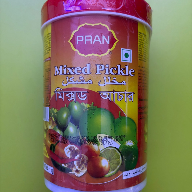 MEHRAN MIXED PICKLE 믹스드피클 1KG, 1개