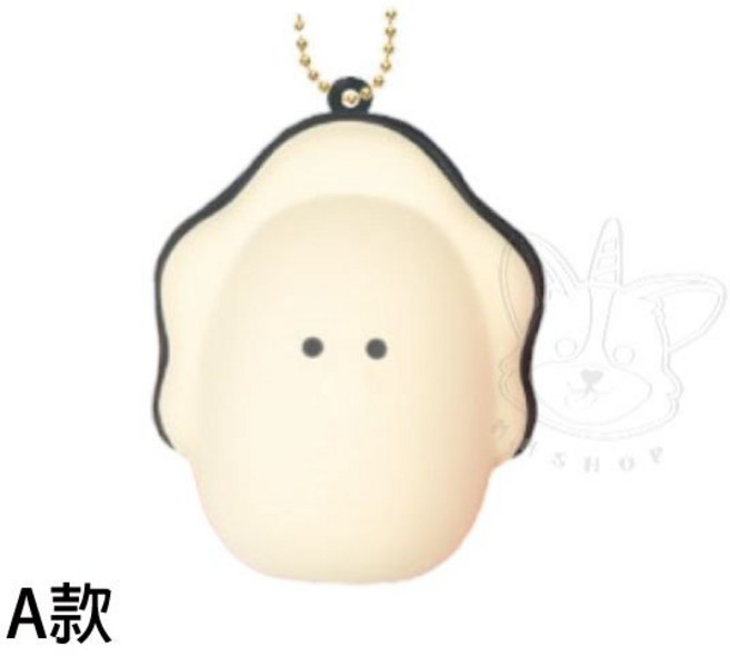 YELL 圓眼捏捏牡蠣吊飾 轉蛋公仔模型, 1個, A款/基本牡蠣款24B09