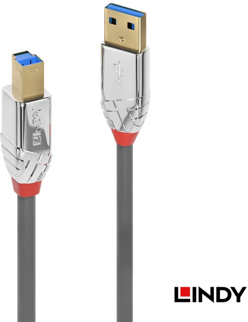 LINDY USB 3.0高速傳輸線 A公對B公, 1個, 3米=300公分(36663)