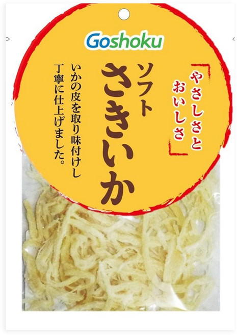 고쇼쿠 부드럽고 맛있는 소프트 오징어채, 1개, 43g