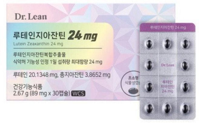 닥터린 루테인 지아잔틴 24mg, 30정, 1개
