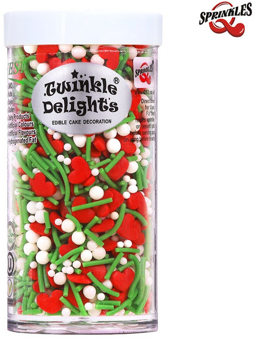 퀄리티스프링클 크리스마스 그리팅 스프링클, 76g, 1개