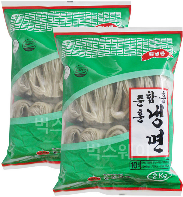 벅스웨이 준훈 함흥냉면 2kg, 2개