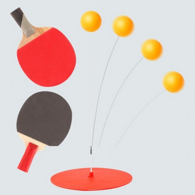 잔솔 셀프 탁구연습기 세트 연습 놀이 자동 기계 머신, 상세페이지 참조, 1개