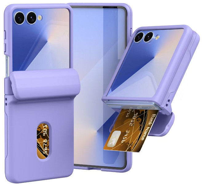 얌코 휴대폰케이스 갤럭시 z플립5 z플립6 z플립7 힌지보호 카드수납 풀커버에어쿠션 핸드폰케이스