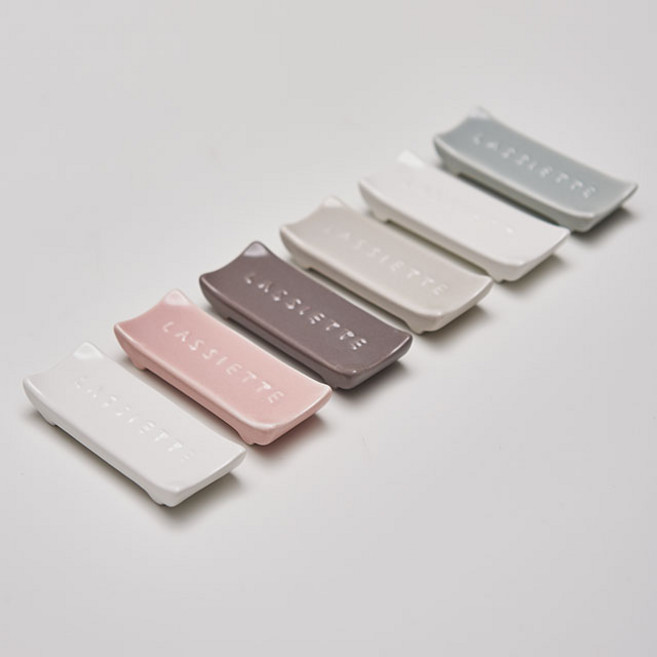 온반 도자기 수저받침 5color 수저받침대 / 라씨에뜨, 1개, 잿빛