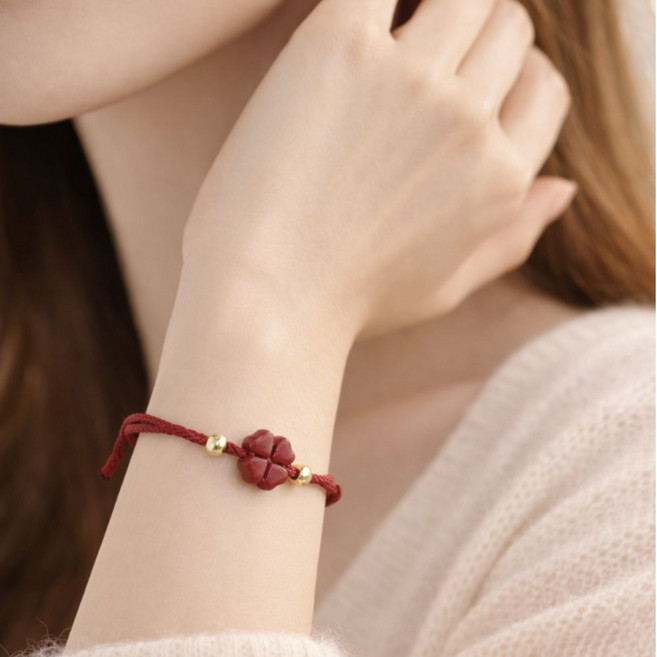 뷰니들 팔찌 행운 원석 소원 재물운 팔지 삼재 행운의 액막이 여성 커플 불교 경면주