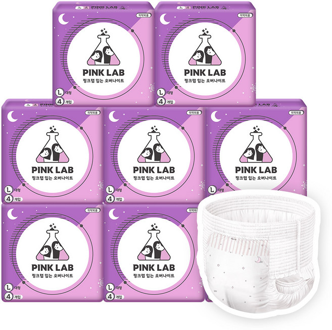 산모패드 입는 오버나이트 3종, 대형, 4개입, 8개