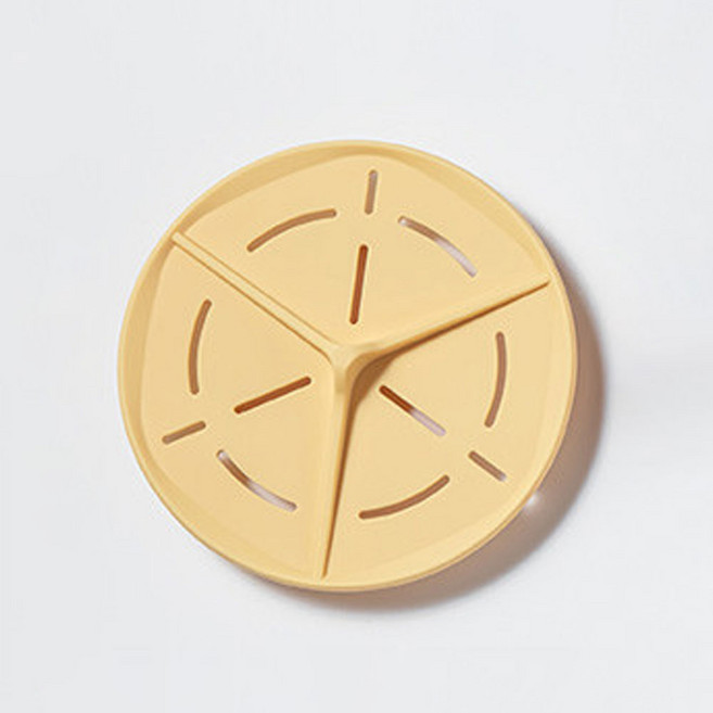 유일코리아 국산 실리콘 찜판 15cm, 1개, 옐로우버터