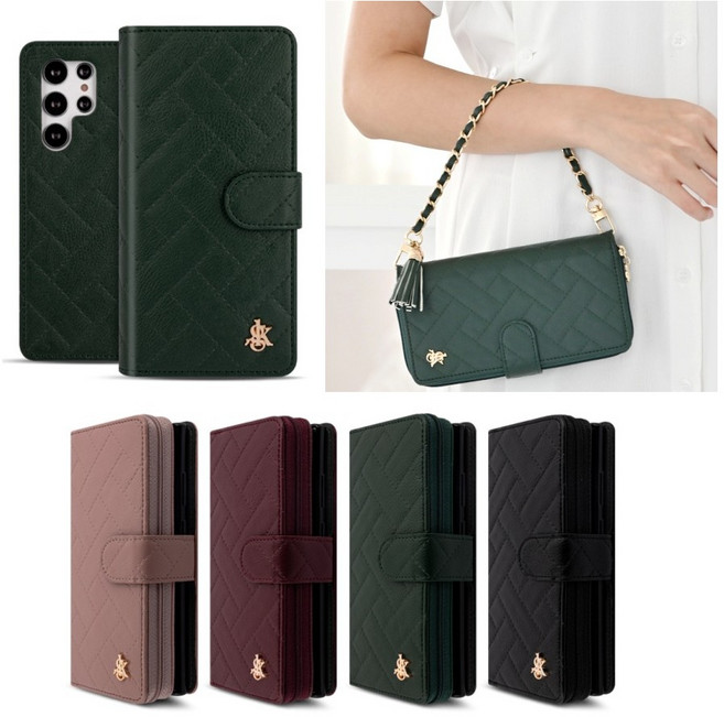 GK펄 지퍼 카드 지갑 다이어리 케이스 갤럭시A16 SM-A165N