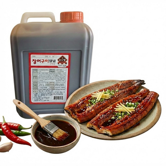 현진 장어구이양념(매운맛) 10kg/장어소스 대용량소스 장어구이 소스, 1개