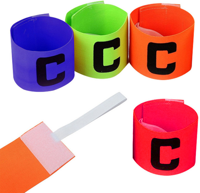 스포게이트 2개 가격 축구 주장 완장 캡틴 밴드, 주장완장 2개 형광주황