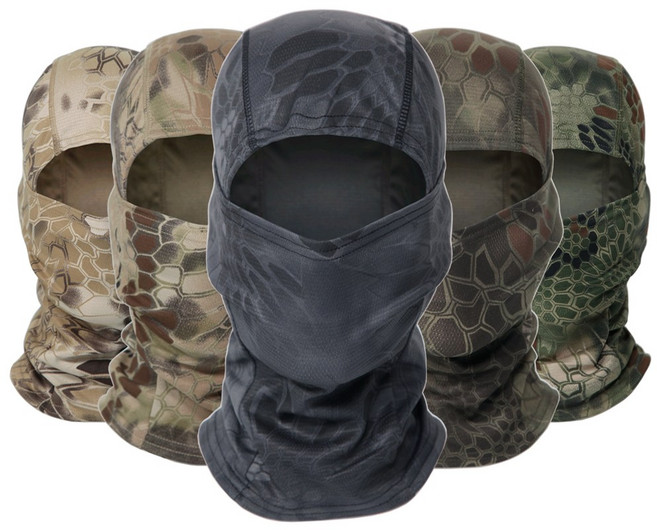 발라크라바 발라클라바 위장 반다나 페이스 마스크 자전거 워머 야외 위장마스크 밀리터리 서바이벌용품 밀리터리용품 서바이벌게임 토이아이템, C타입(위장 사막), 1개