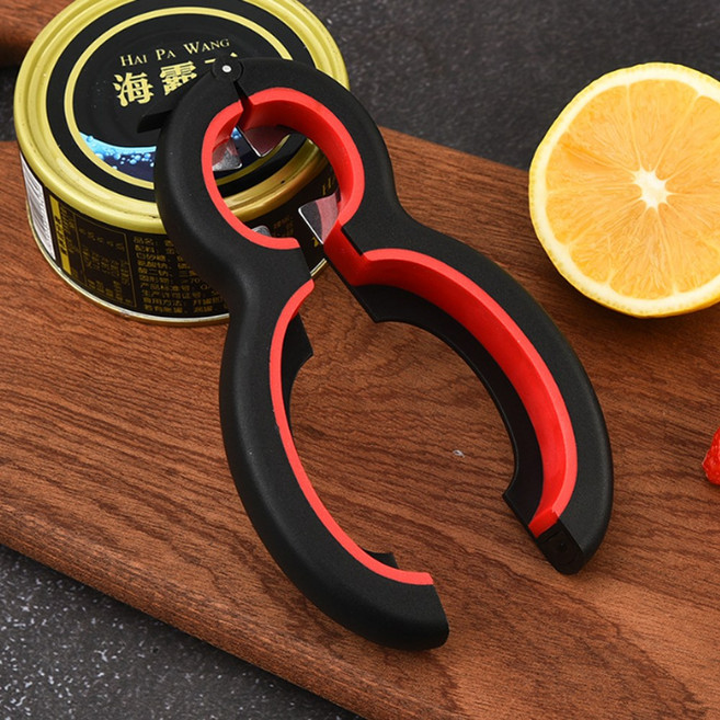 데일리공감 가제트 만능오프너 병따개 캔따개 쨈 비닐봉투 택배박스 오프너, 1개, 레드