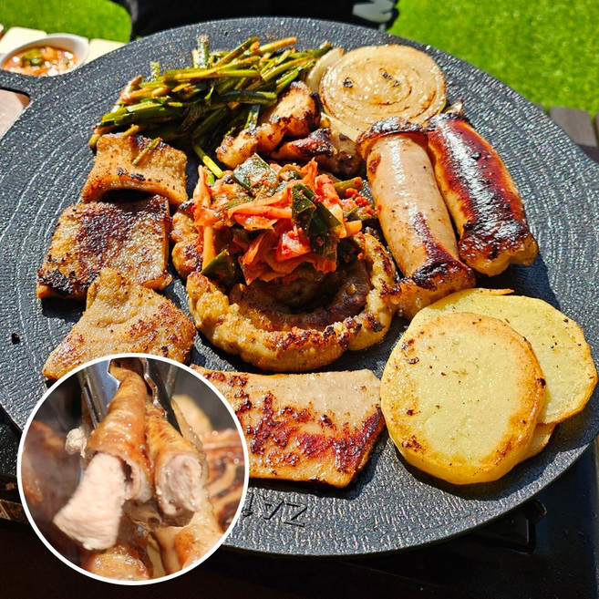 쉬푸드 소곱창 초벌 한우곱창 모듬구이 대창 막창 소스증정, 한우 곱창 모듬구이 초벌 200g