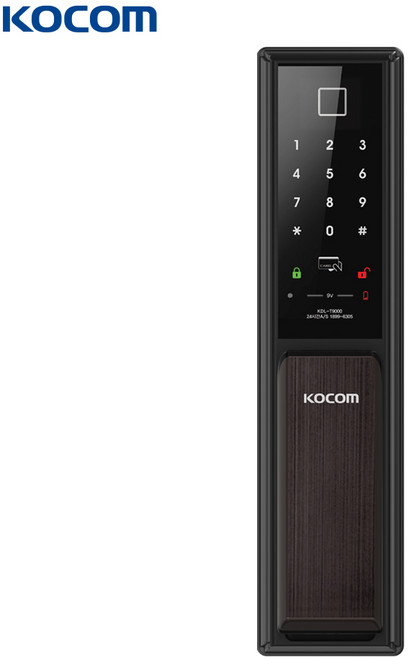 코콤 KDL-TS7090 지문인식 무타공 디지털도어락 양방향푸시풀 방문설치 무료설치 설치포함, 브론즈, 고객직접설치