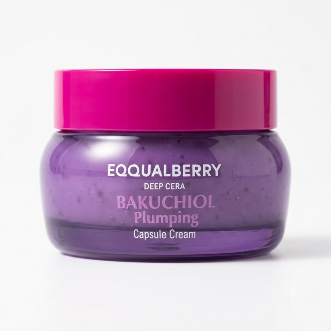 EQQUALBERRY 딥 세라 바쿠치올 플럼핑 캡슐 크림, 1개, 50ml