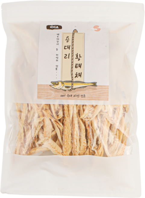 [국내가공 자연건조] 비이츠 용대리 황태채 250g 고소하고 부드러운, 1개