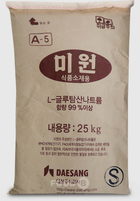 대상 미원 에스 조미료, 25kg, 1개