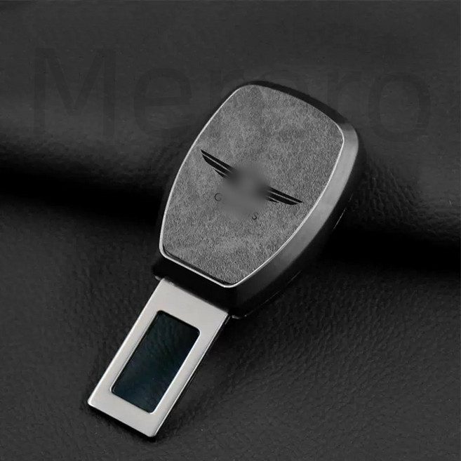 제네시스 호환 안전벨트 연장 클립 어댑터 G70 GV80 GV70 G80 차량용, F. 플래이팅 실버 그레이가죽, 1개