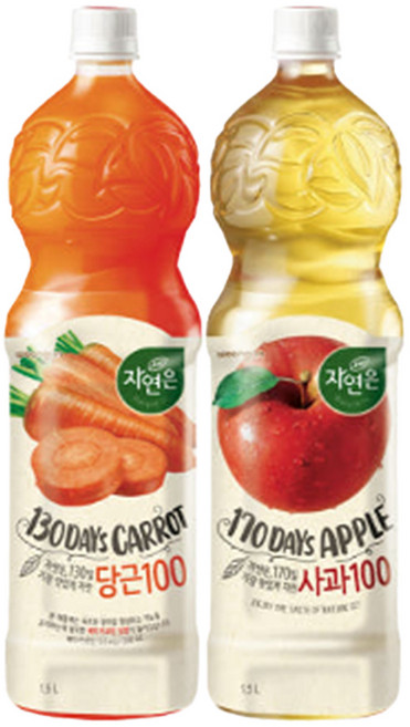 자연은 1.5L (당근 사과) 각 3입 총 6입