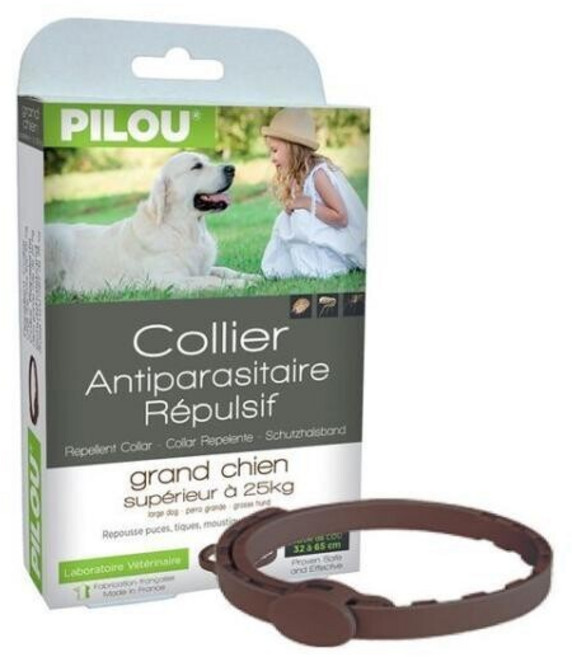 필루 해충방지 목걸이 대형견용 진드기 퇴치 목걸이, 필루 대형견용 목걸이, 1개