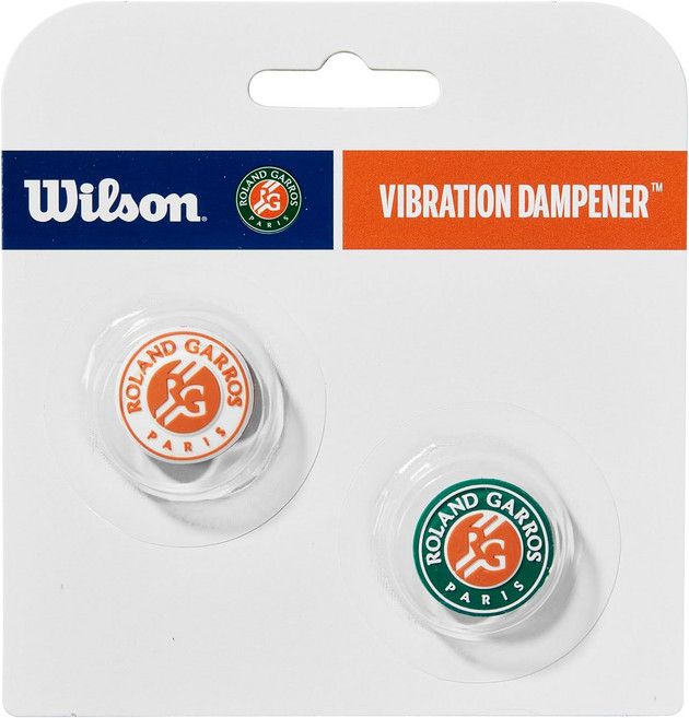 윌슨 롤랑가로스 댐프너 테니스 악세사리 2개 세트 바이브레이션, 윌슨 롤랑가로스 댐프너 테니스 악세사리 2개 세트 바이, 크림/clay/navy