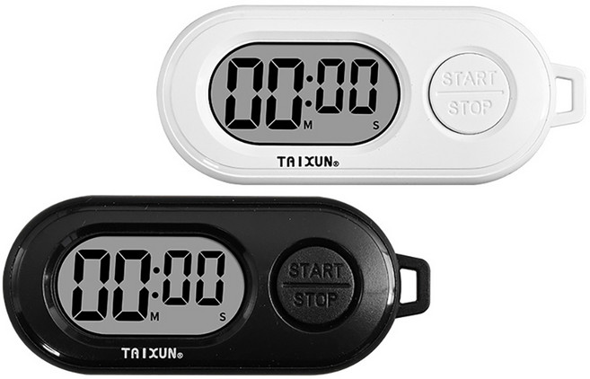 초시계 초소형 타이머 공부 타임타이머 휴대용 디지털, 1개, 블랙