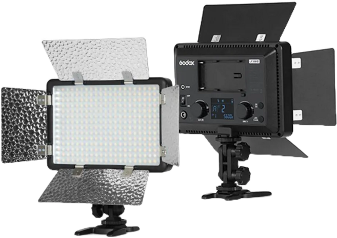 Godox 神牛 LF308Bi LED 閃光燈 攝影燈 - 可調色溫 搭配電池 [相機專家 公司貨], 1個, 單燈組