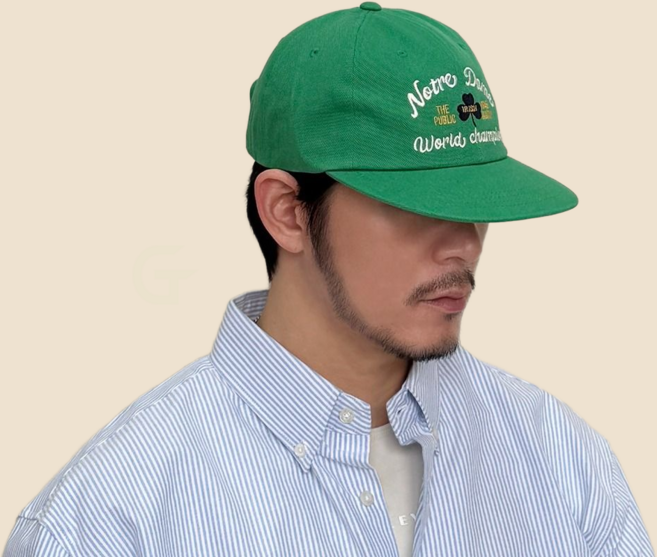 남녀공용 평챙 챔피언자수 스냅백 캠프캡 힙합모자 6컬러