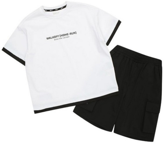 [에스핏] 주니어 아동 / 여름 / 메쉬 레이어드 5부 세트 TR SJZ304MKTR01