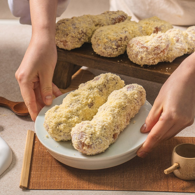 아이팡 맛있는 추억 간식 꽈배기, 50g, 10개