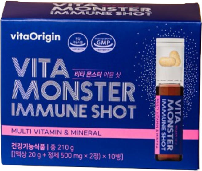 비타오리진 비타 몬스터 이뮨 샷 10입 3개, 1개, 30회분