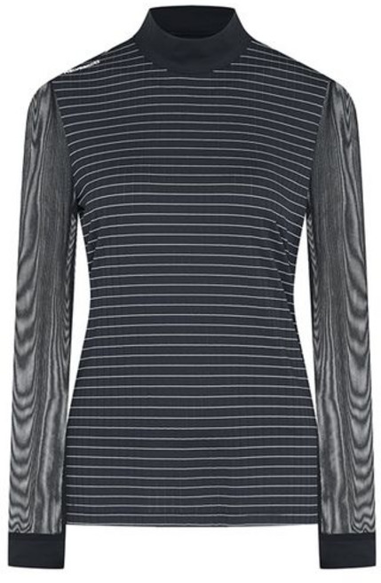 헬베스코 여성 스판 소매 메쉬 긴팔티셔츠 H1MWTS262