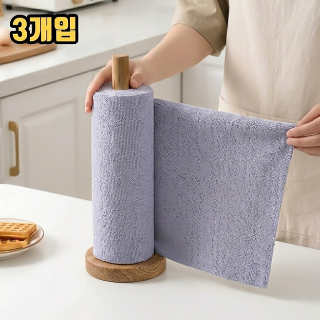 원데이홈 잘닦이는 다용도 극세사 주방 행주 20p, 3세트