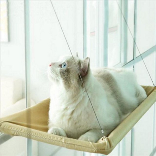 흡착식 고양이 해먹 윈도우 고양이 침대 창문 반려 용품_ 2067423621EA, 고양이 해먹 퍼플