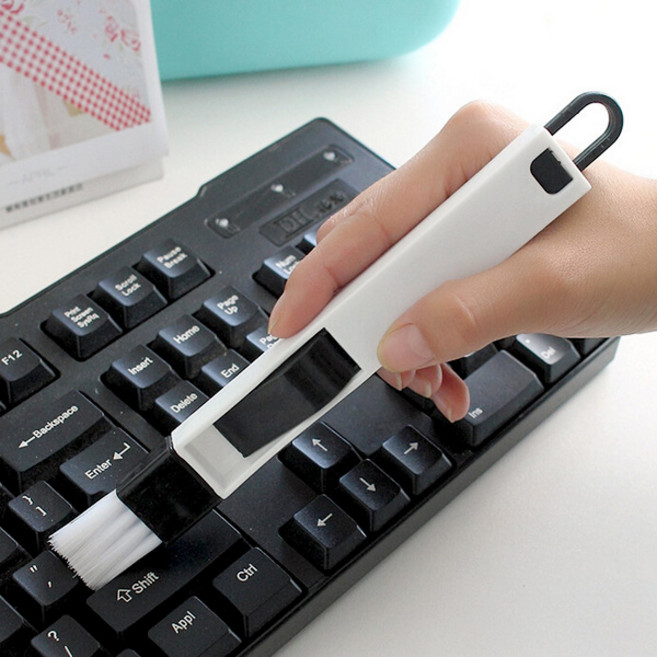 다용도 창틀 청소세트 / 틈새청소 먼지브러쉬 컴퓨터 먼지청소 창문틀 브러쉬, 블랙, 1개