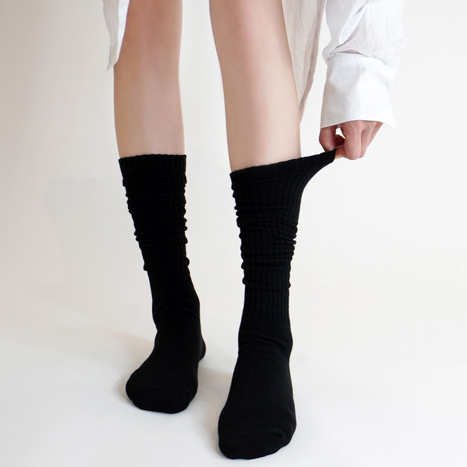 마이싹 니트 셔링 워머 삭스 롱 양말 니삭스 2켤레