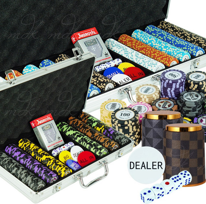 카지노칩 300p / 500p 세트 고급숫자칩 크라운칩 국제규격 포커칩, 고급숫자칩300p세트, 1개