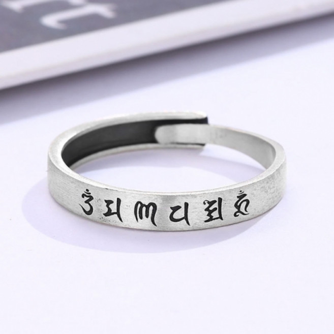 s925순은 불교 반지 S146