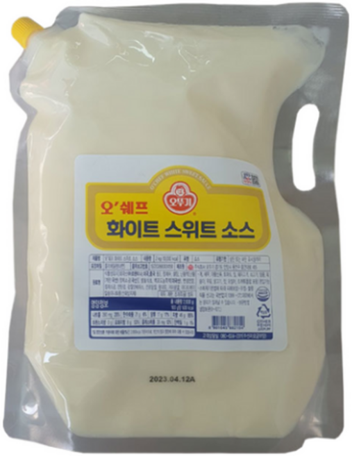 오뚜기 오쉐프 화이트 스위트소스 2kg, 1개