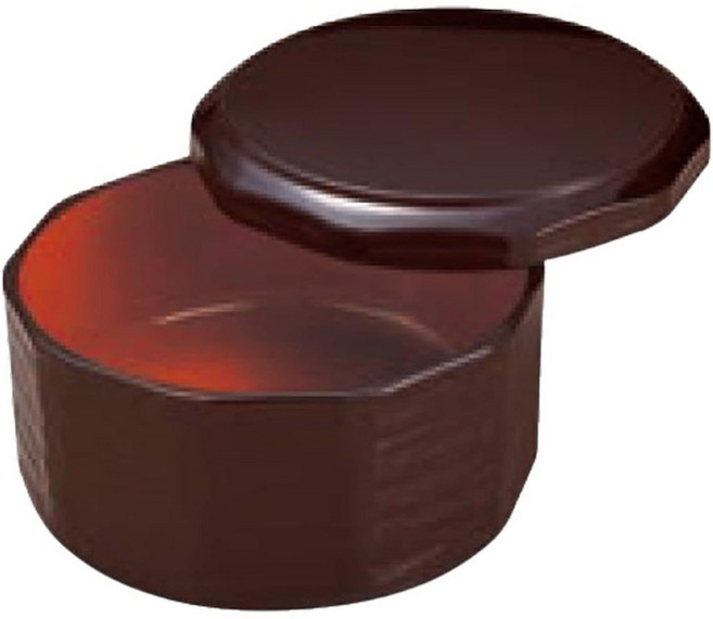 Jkitchens 히츠마부시 용기 장어 그릇 목조 밥그릇 류내주 13φcm × 8cm 식기세척기 대응 일제, 1개