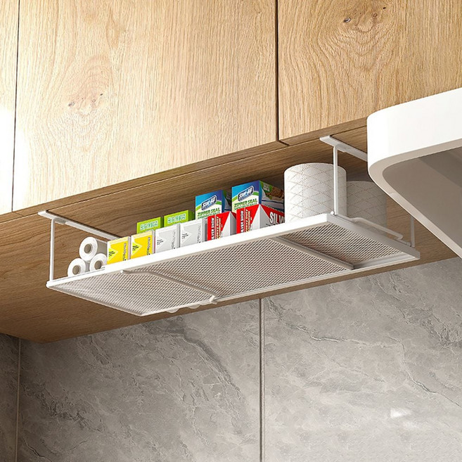 길이조절 언더선반 걸이식 싱크대정리 주방선반 sav+2640fv