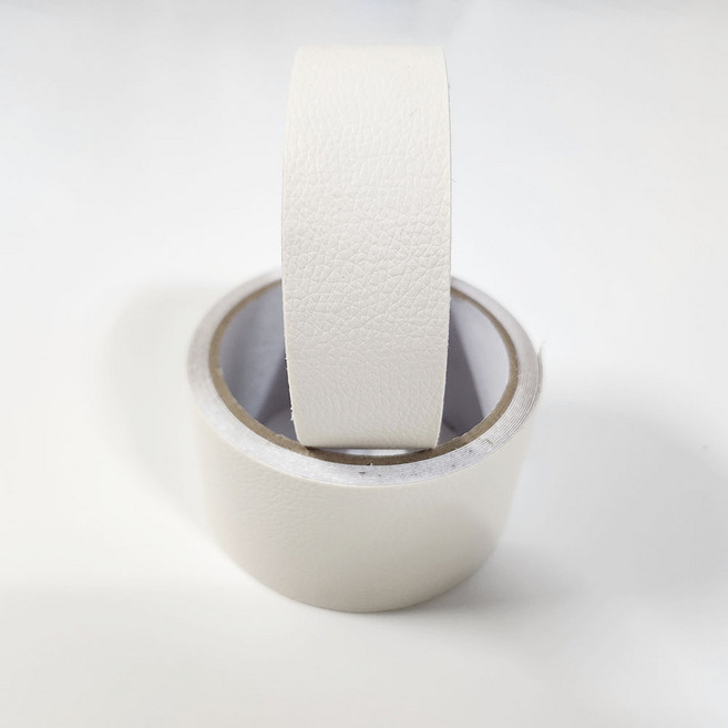 오베이요 가죽 리폼 테이프 소파 보수 스티커, 화이트