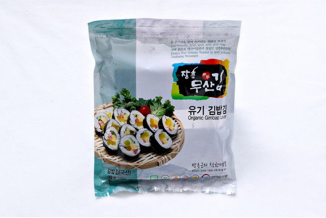 장흥무산김 구운김밥김 전장 100매(1봉), 1봉