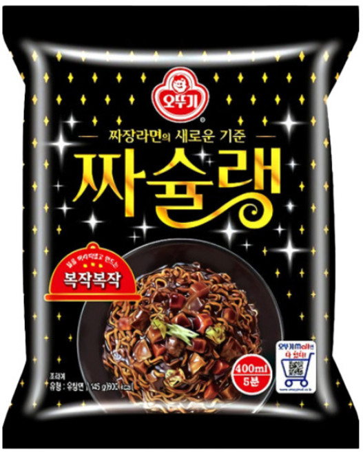 오뚜기 짜슐랭 봉지면 145g, 1개